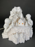 Dept. 56 Christmas Figurine: Illuminated Porcelain Family Tradition Night Light