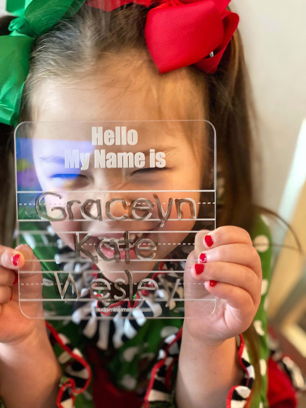 I Can Write My Name Tracing Board | Dry Erase Learning Board | Reusable Personalized Washable Board | Preschool Learning Education Supplies