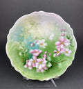 Royal Austria Decorative Plate: Hand-Painted Tea Roses, Fine Bone China