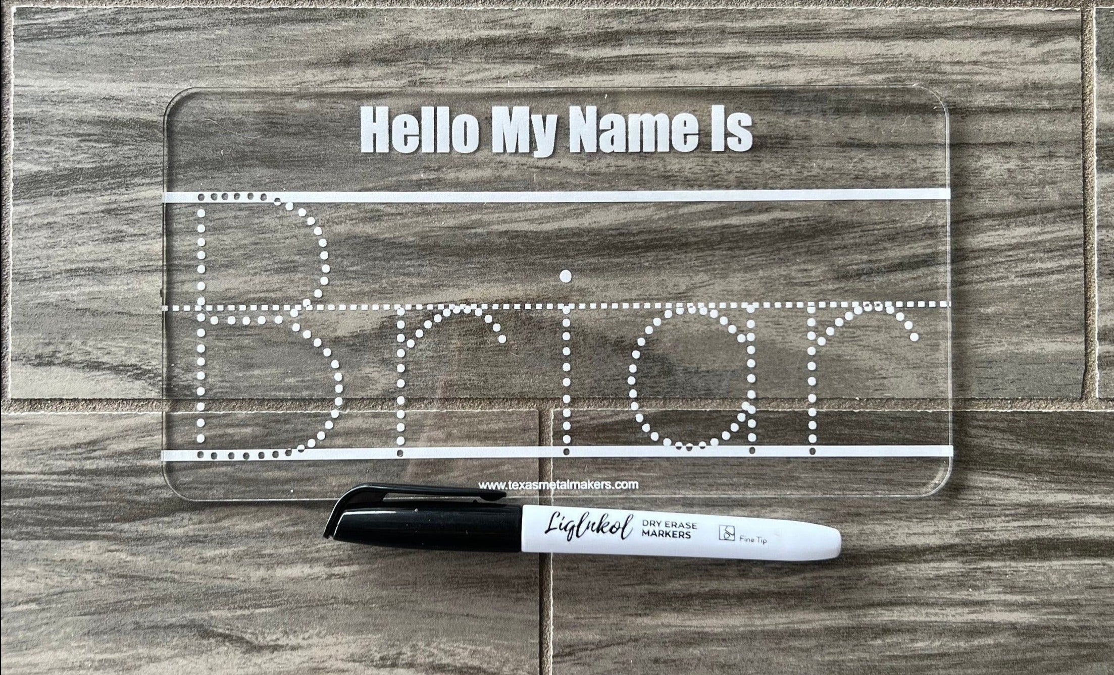 Customizable Children Acrylic Learning Boards | Dry Erase Learning Board | Reusable Personalized Boards | Preschool | Education Supplies