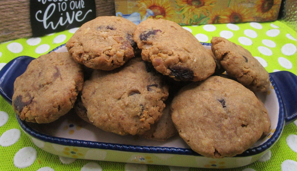 Gluten-Free Cinnamon Raisin Cookies, Vegan Protein Snack, Dairy Free, Nut Free, Portable Snacks, Fitness Gift, Low Sugar or Sugar Free