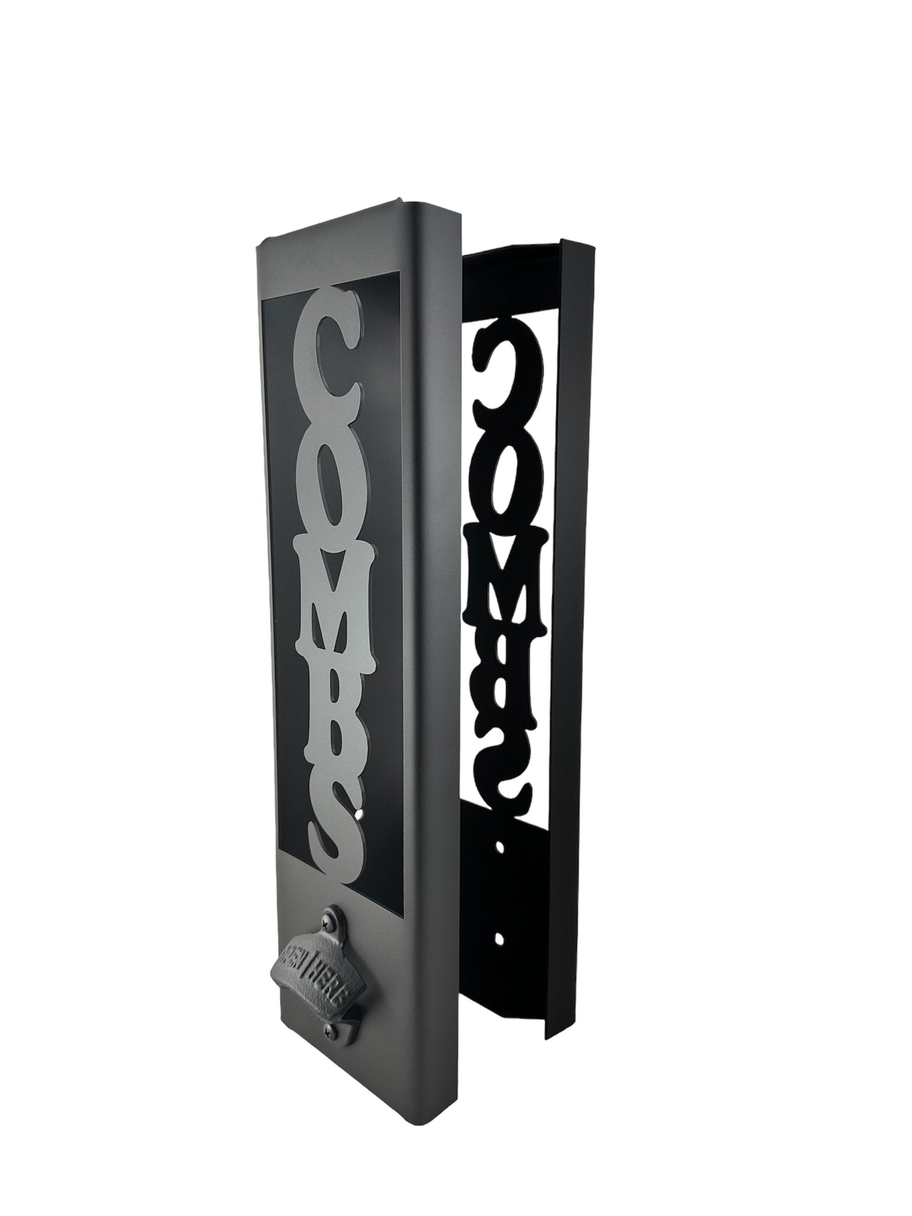 Customized Name Can Kooler Holder with Bottle Opener