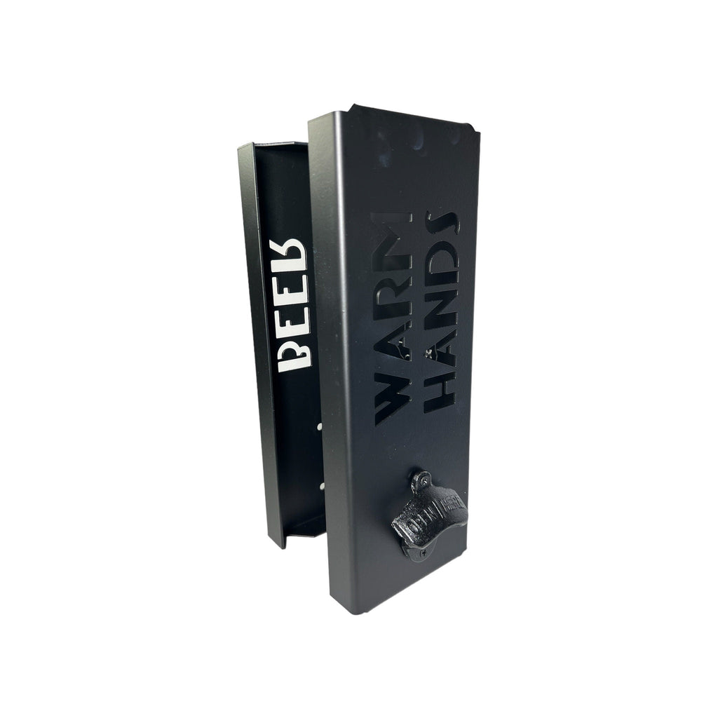 Cold Beer/Warm Hands Can Kooler Holder with Bottle Opener