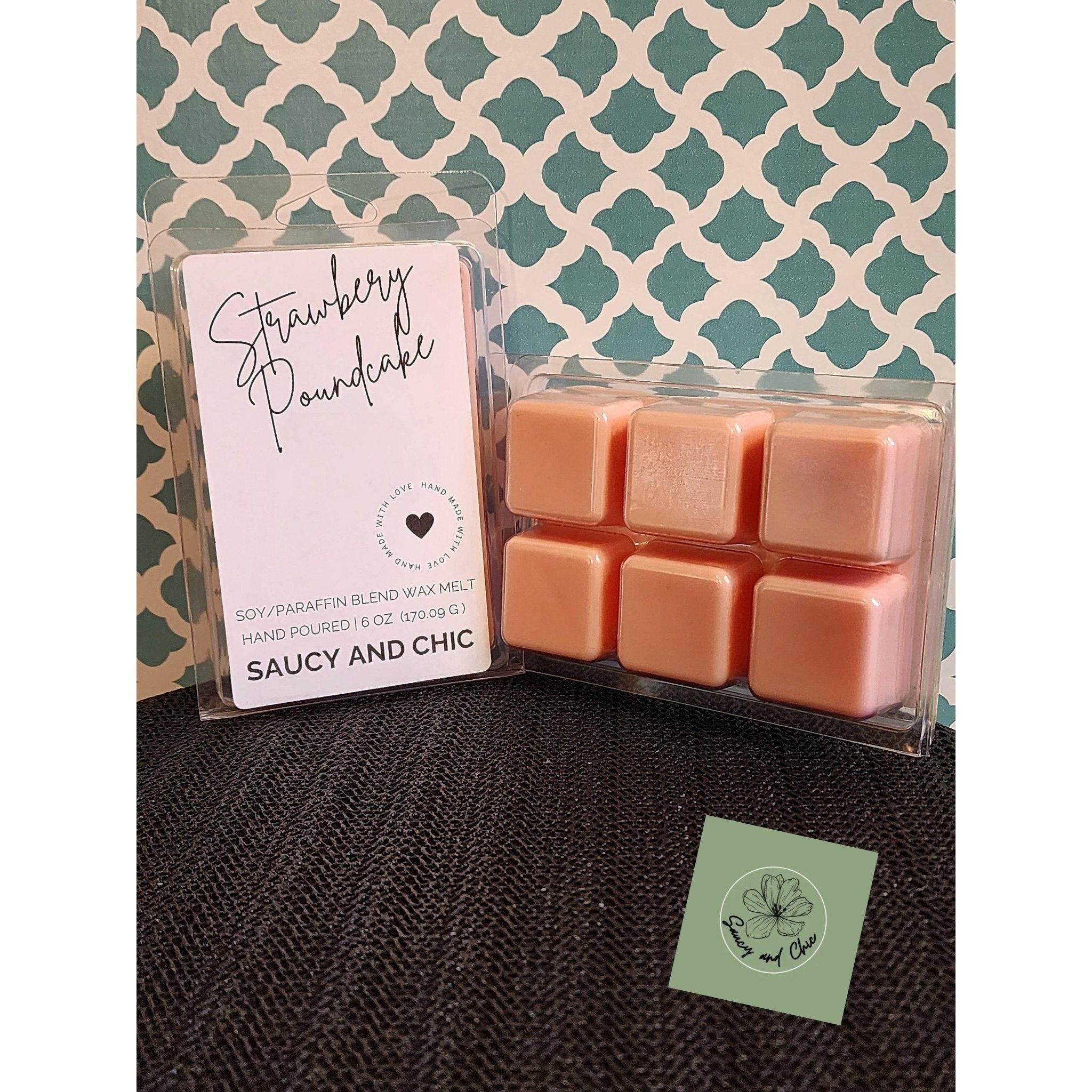 Strawberry pound cake wax melt