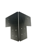 Stainless Steel Structural Design Corner Bracket for 6x6 Post, 6x6 Stainless Steel Corner Support Bracket, 6x6 Stainless Corner Bracket