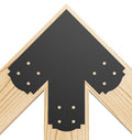 6x6 Decorative Design Timber Truss Brackets for 6x6 Posts, 6" Timber Truss Brackets, 6x6 Timber Fan Bracket