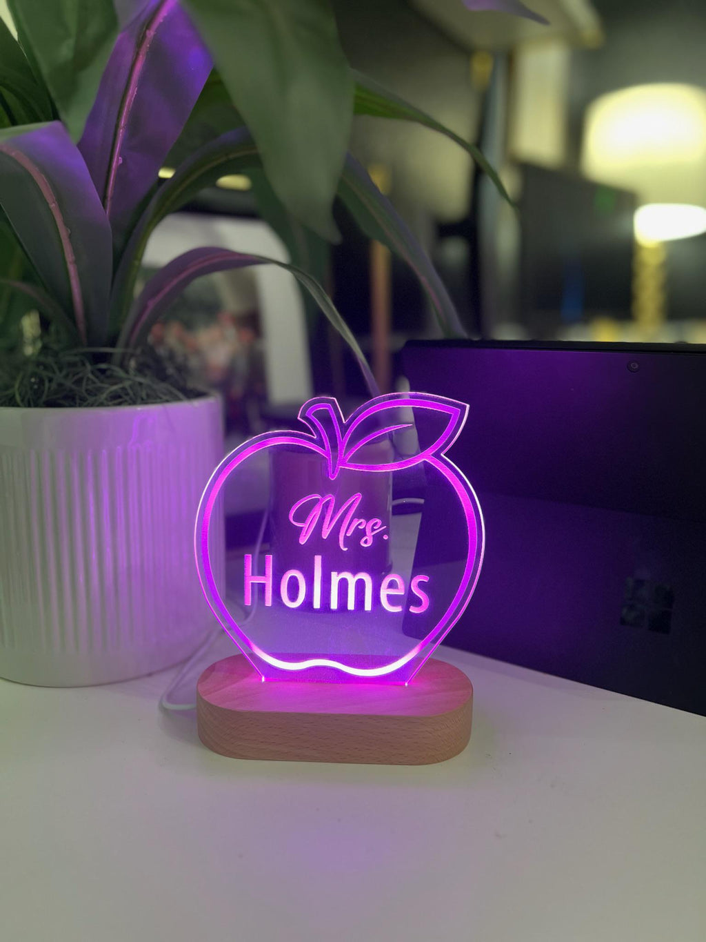Personalized Teacher Desk Sign - Custom Name Plate - Classroom Decor - Back to School Gift - Teacher Appreciation - Custom Teacher Gift