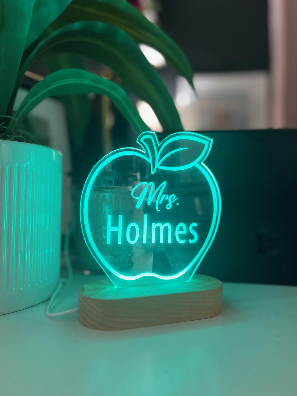 Personalized Teacher Desk Sign - Custom Name Plate - Classroom Decor - Back to School Gift - Teacher Appreciation - Custom Teacher Gift