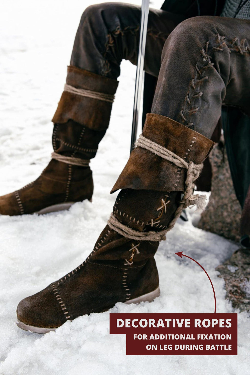 Aragorn's Black Suede Boots