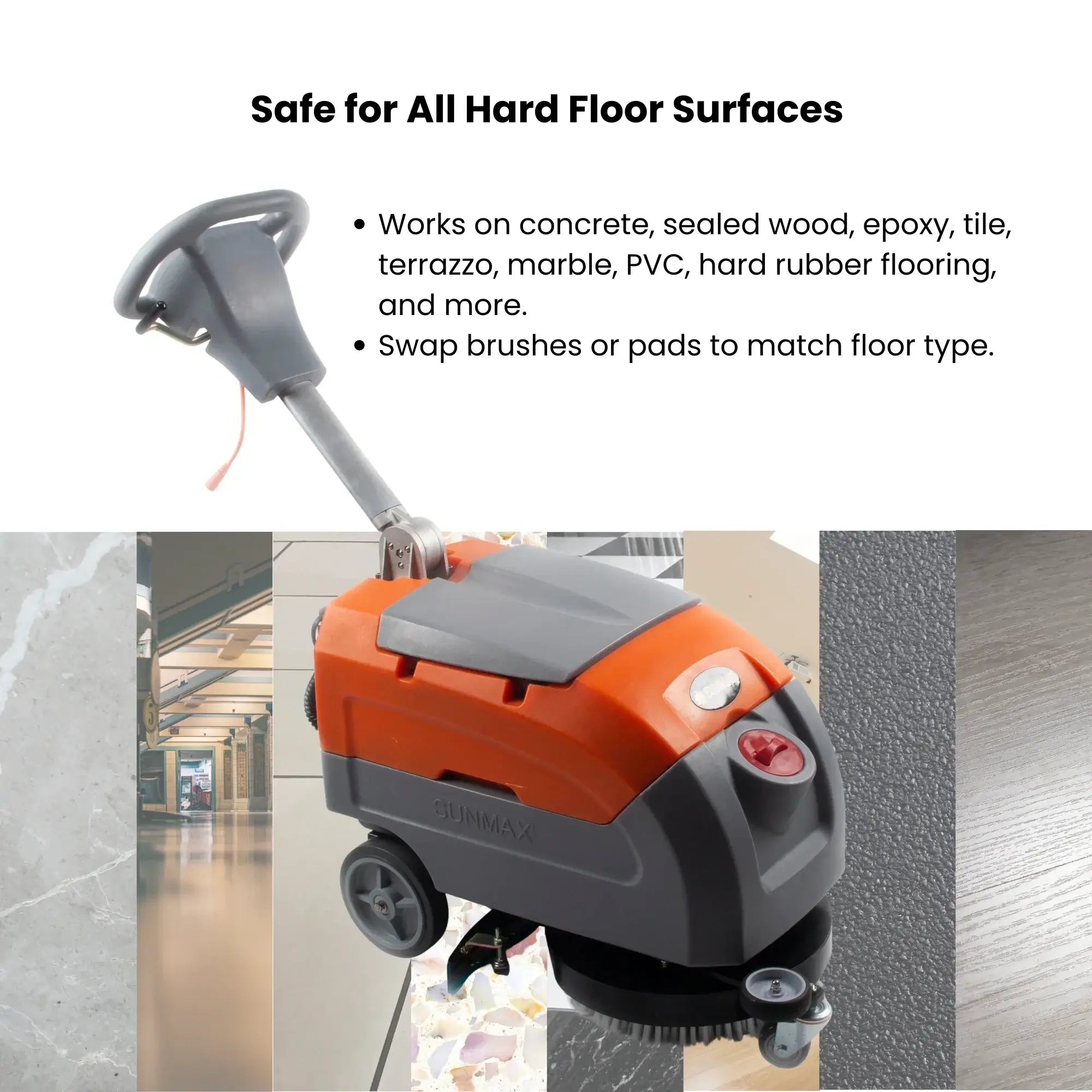RT35AC Compact Corded Electric Floor Scrubber for Commercial Floors