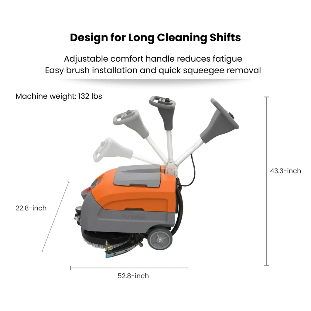 RT35AC Compact Corded Electric Floor Scrubber for Commercial Floors