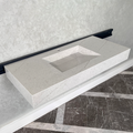 Quartz Kitchen Sink Coante Alba Via Natural Stone Pattern Premium Handcrafted Custom