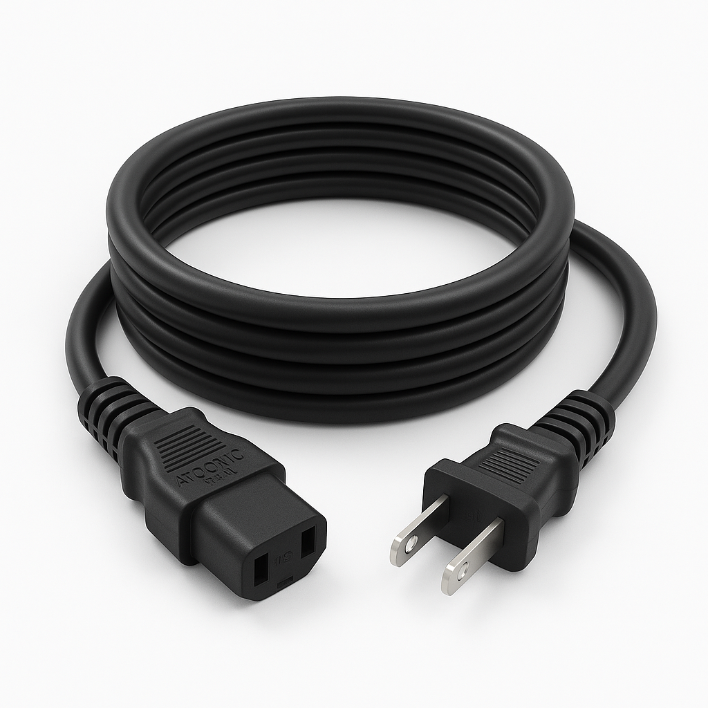 Sony 183688312 AC Power Cable Cord | 6 ft | 2-Prong Female to 2-Prong Male | 6' Foot - 1-836-883-12