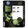 New, Pre-Owned - HP 62XL (C2P05AN) Black Ink Cartridge- 2 Pack
