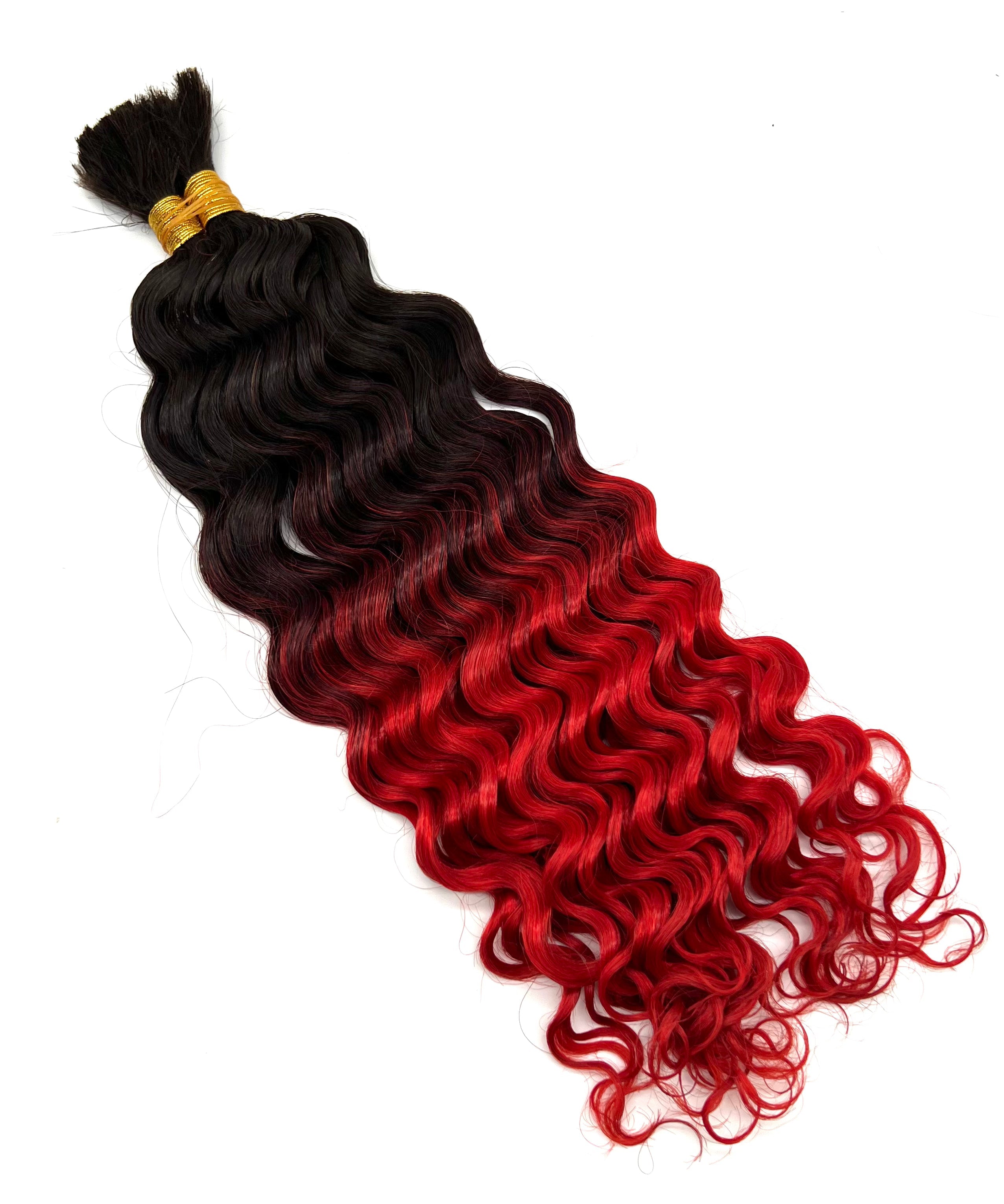 Unique's Human Hair New Deep Bulk 18"