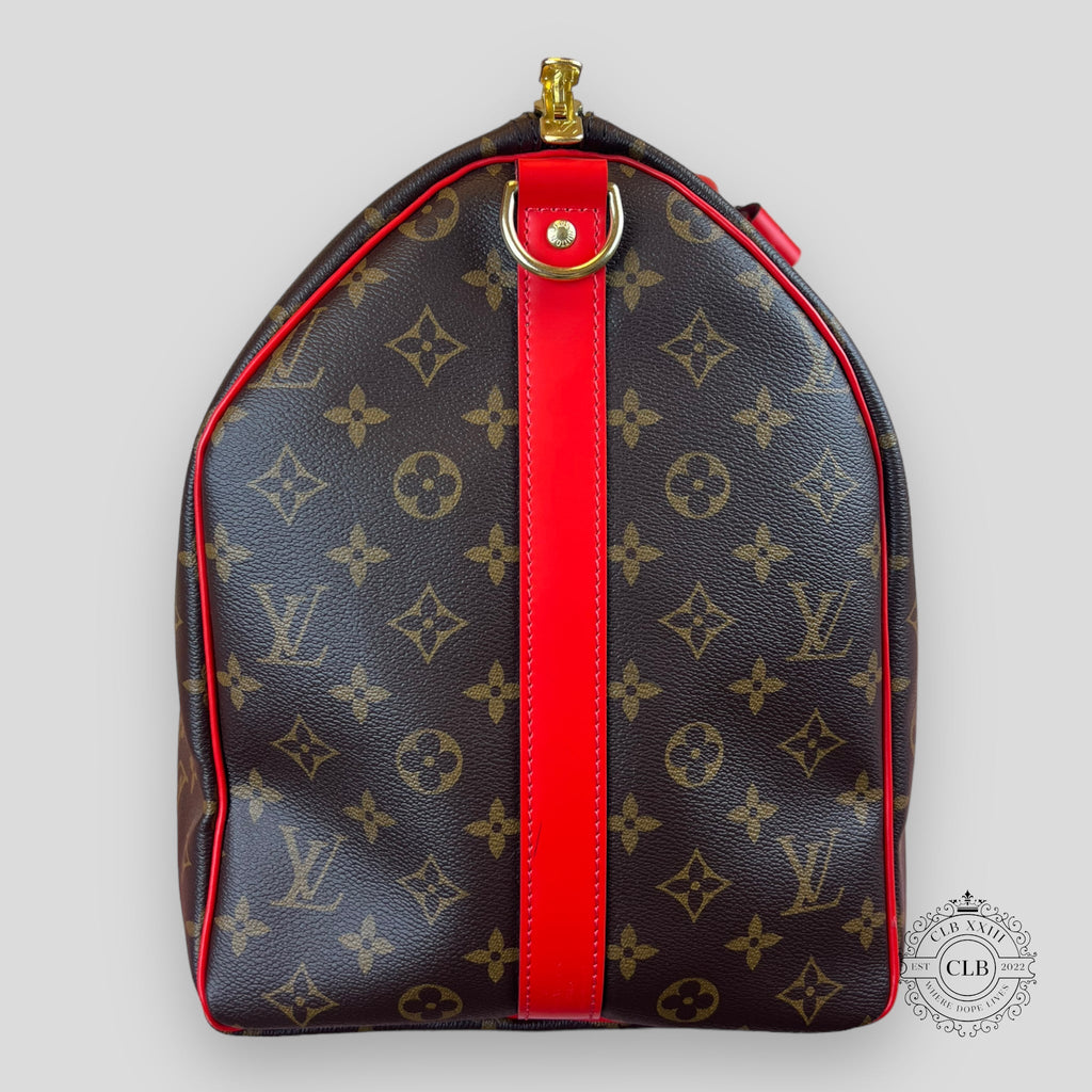 LOUIS VUITTON KEEPALL BANDOULIERE 50 - COQUELICOT