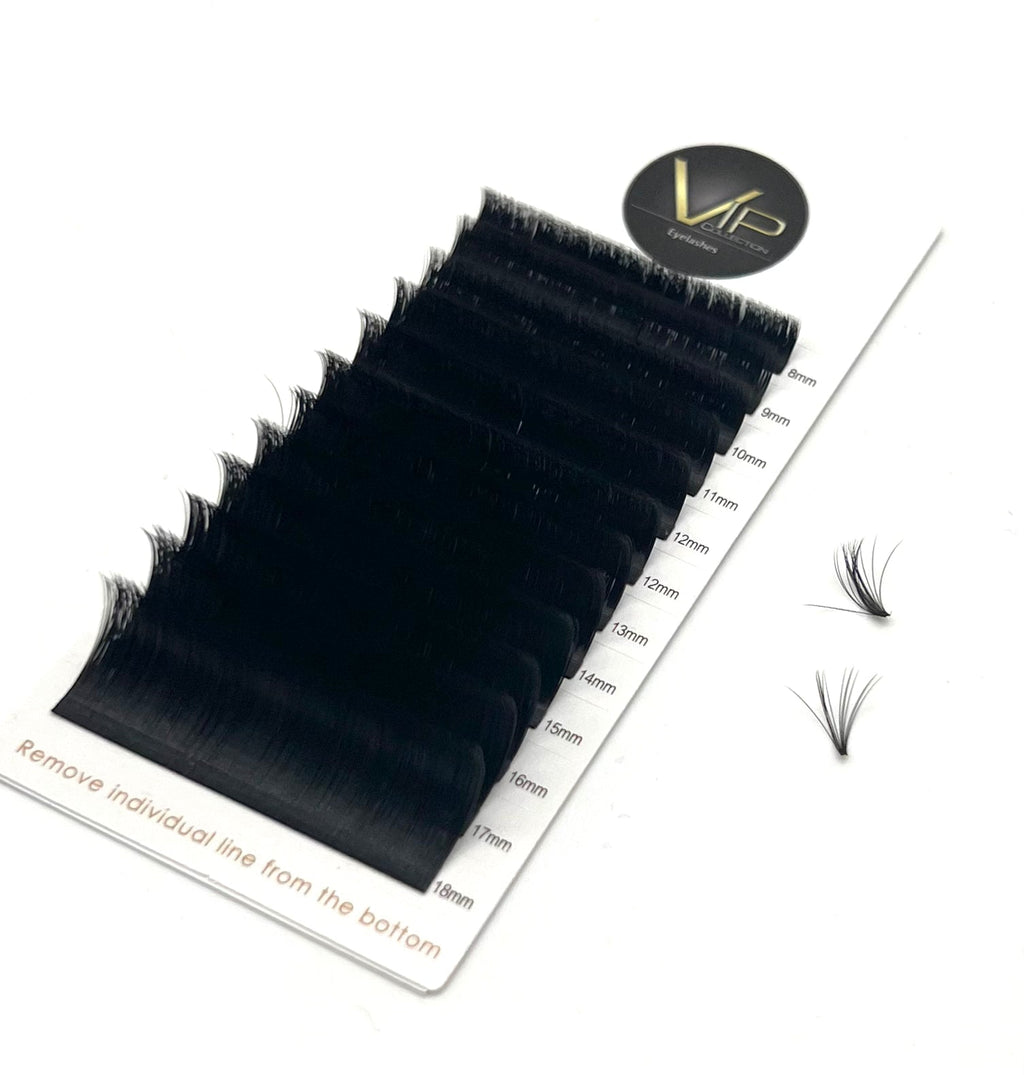 VIP Quick Fan Lash Extensions - 12 lines 0.05 C Curl
