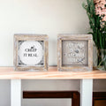 Reversible Double-Sided Fall And Halloween Sign, Autumn Color / Creep It Real