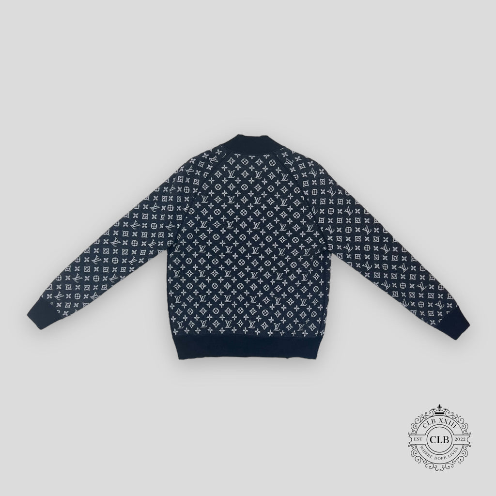 LOUIS VUITTON REVERSIBLE MONOGRAM TRACK TOP - BLUE