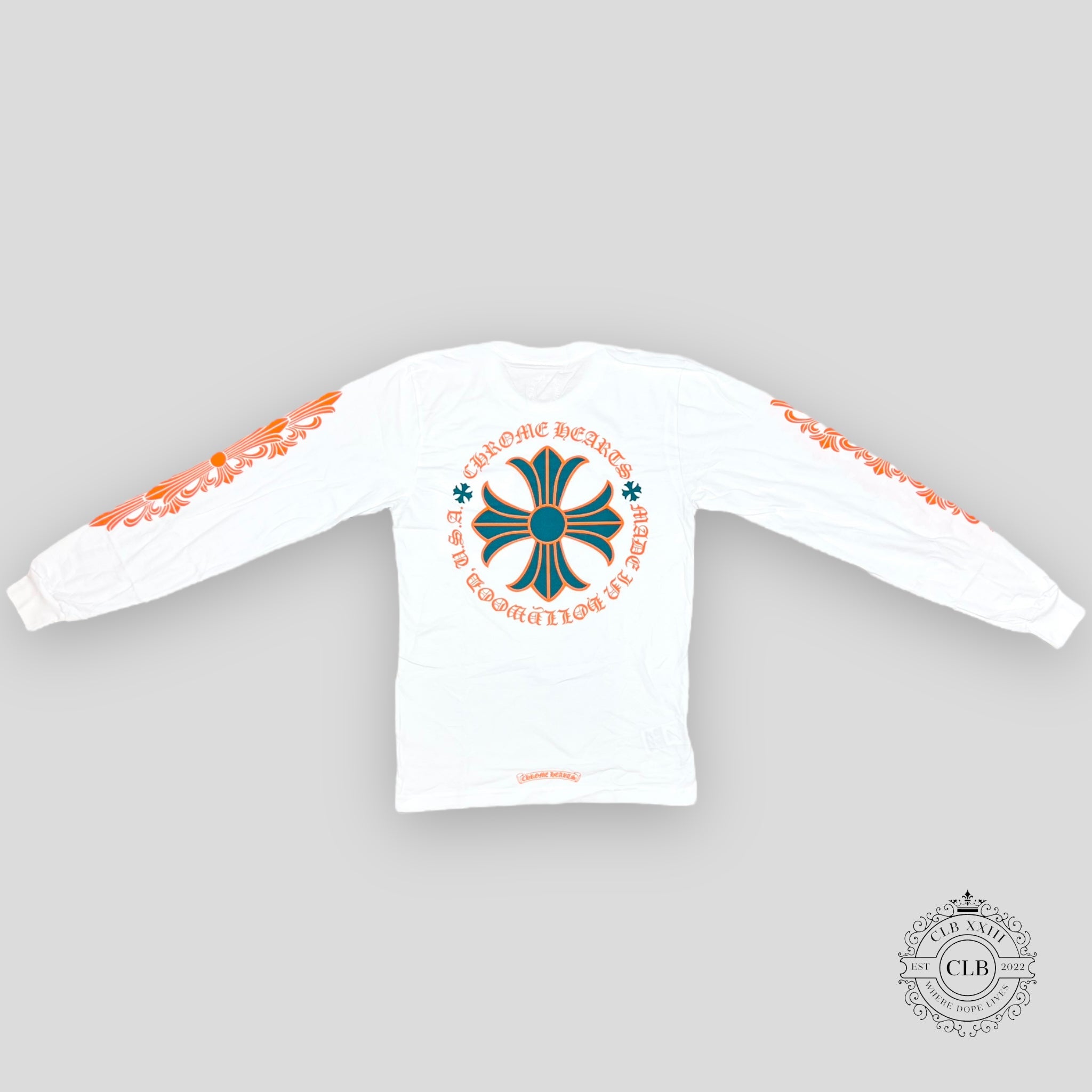 Chrome Hearts Art Basel Exclusive Long Sleeve T-Shirt in White