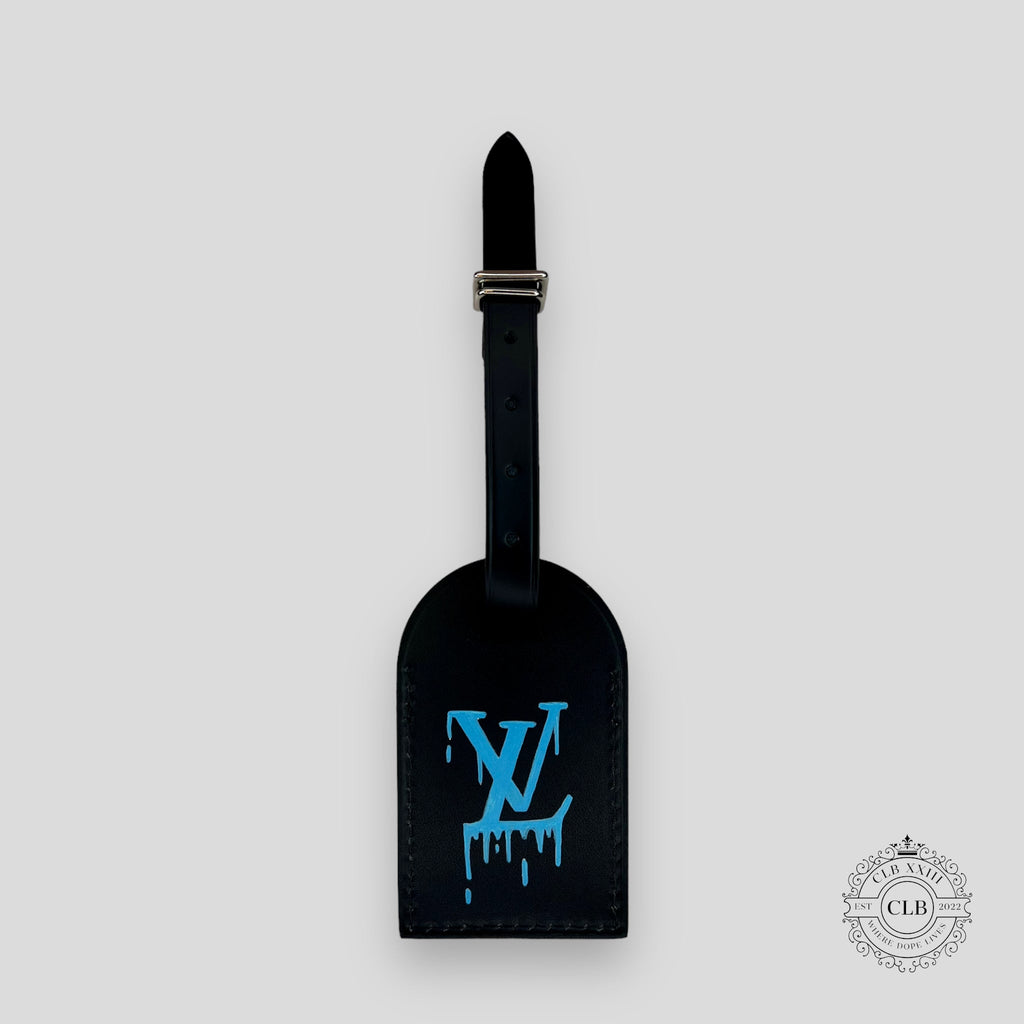 LOUIS VUITTON LUGGAGE TAG - BLUE