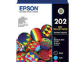 New, Pre-Owned - Epson 202 Standard Yield Multi-Color (3-Pack) Ink Cartridge, T202520-S