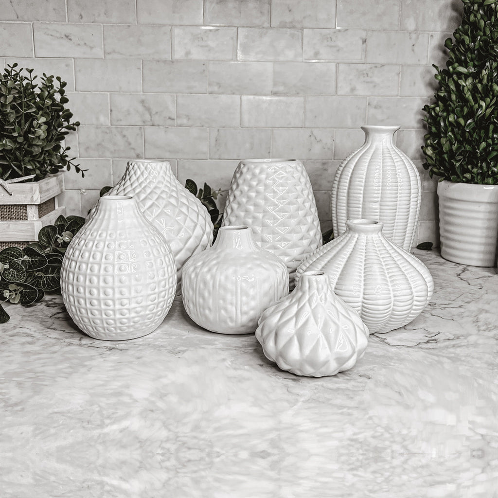 Imperfect Whitney Vases Slightly Damaged Discounted Ceramic Tabletop Vases