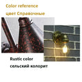 Industrial iron pipe wall sconce bedroom brass filament light