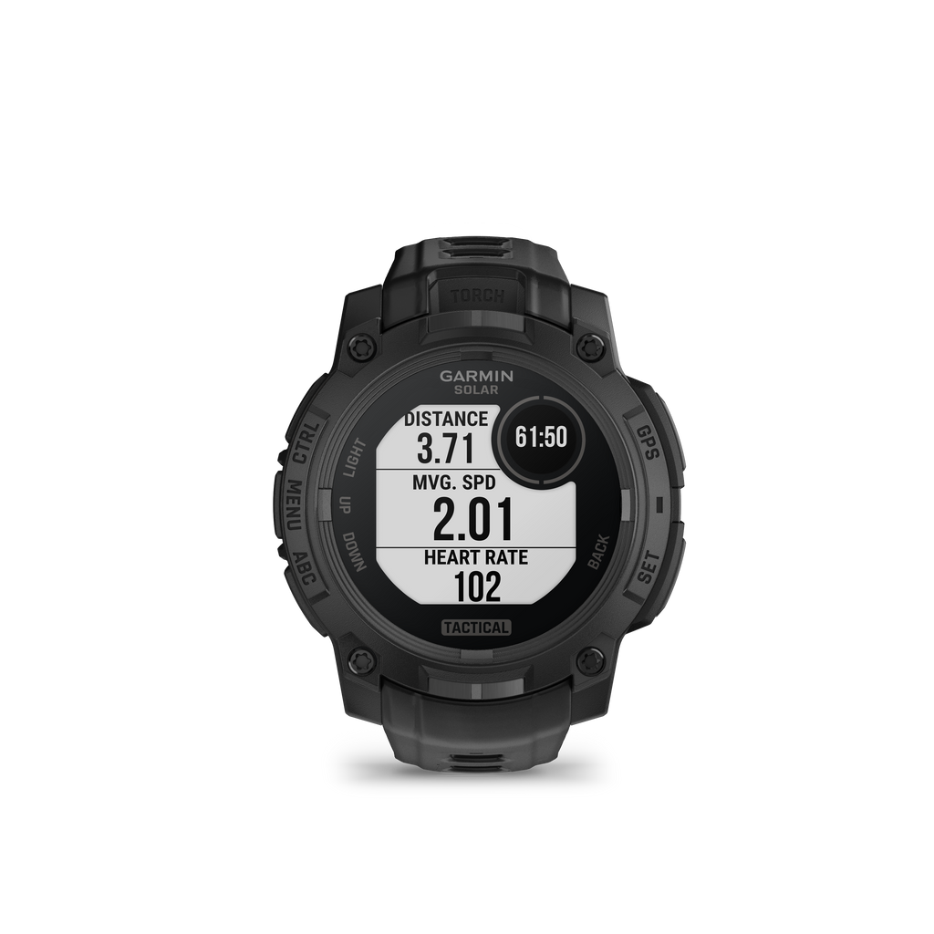 Garmin Instinct 3 Tactical | Tough Smartwatch w/ Solar Charging & 10 ATM Waterproof
