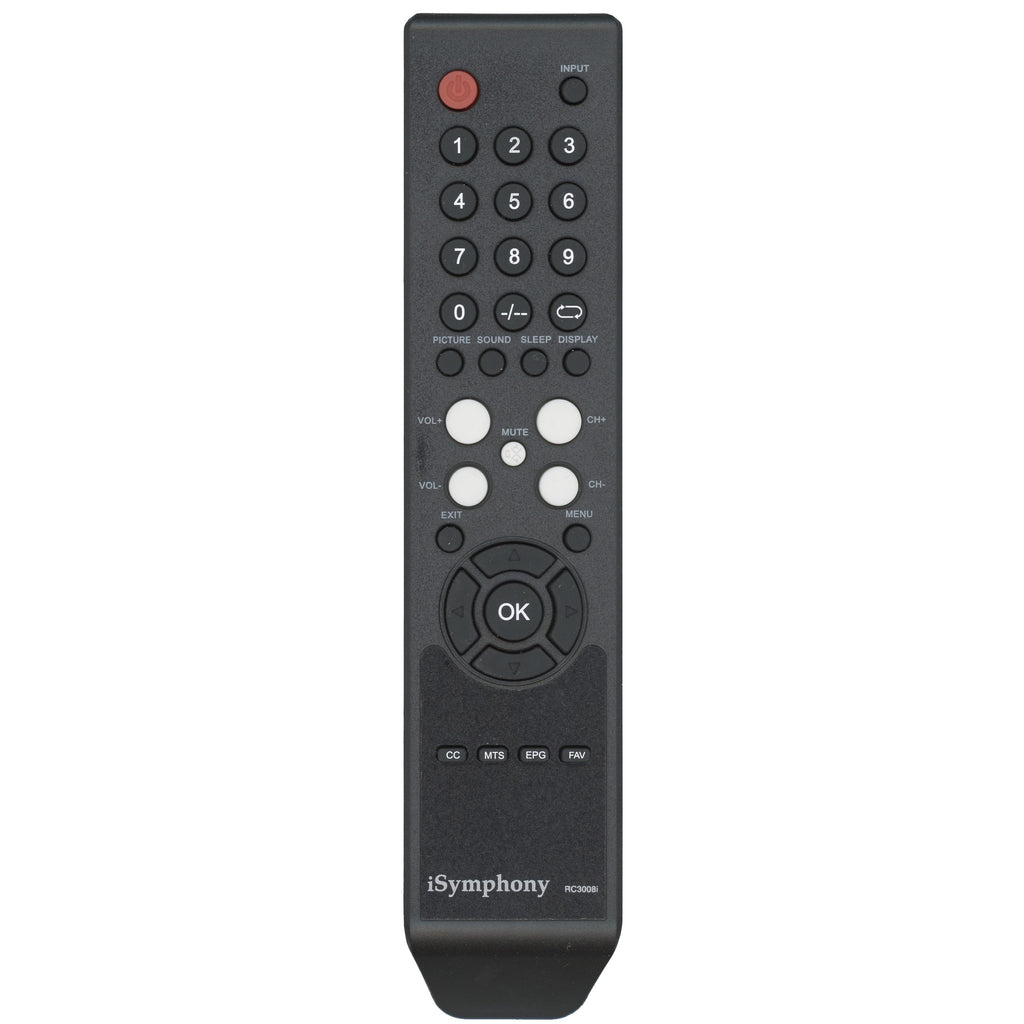 iSymphony RC3008I TV Remote Control