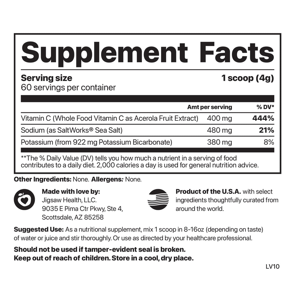 Jigsaw Adrenal Cocktail™ + Wholefood Vitamin C