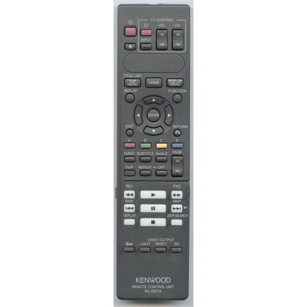 Kenwood RCD0713 DVD Remote Control