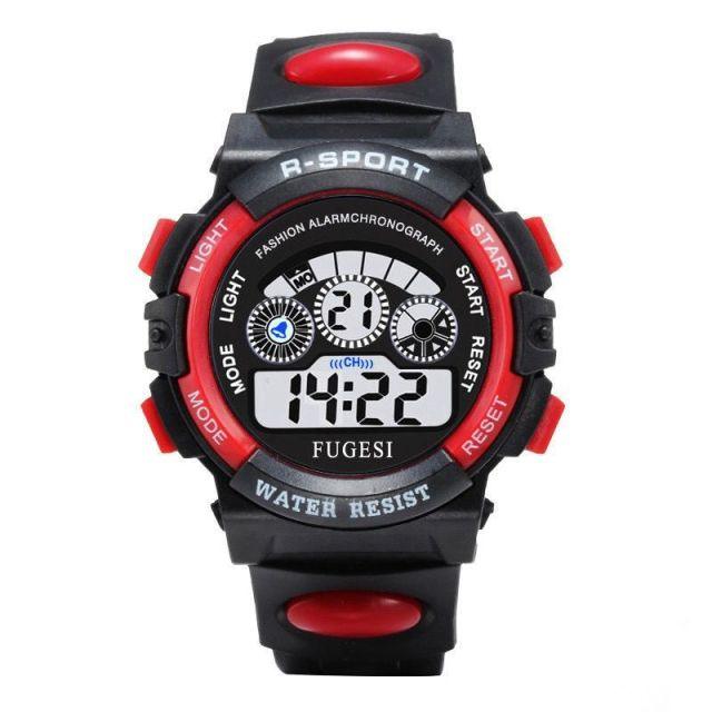 Kids Luminous Watches LED Colorful Flash Digital Waterproof Alarm Date Week Creative Childrens Fashion Waterproof Watch For Girls Boys Kid Sports Outdoor Colorful LED Electrical Watches With Luminous Alarm Stopwatch Child Wristwatch