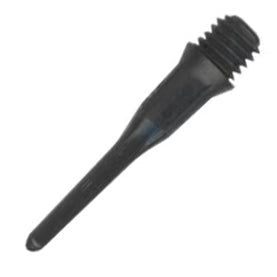L-Style Short Lip Soft Tip Points - Black (50 Count)