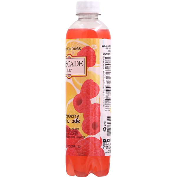 Cascade Ice Sparkling Water, Zero Calories, Raspberry Lemonade