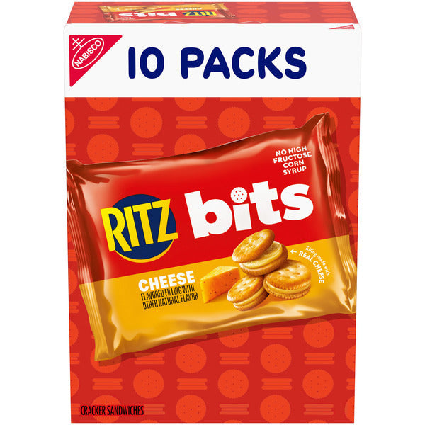 Ritz Bits Cheese Cracker Sandwiches Snack Packs