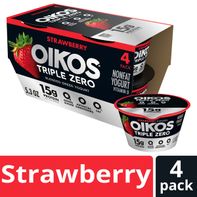 Oikos Triple Zero Strawberry Greek Yogurt️