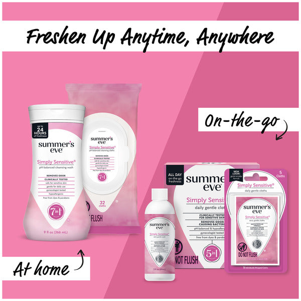 Summer's Eve Feminine Cleansing Wash, Simply Sensitive