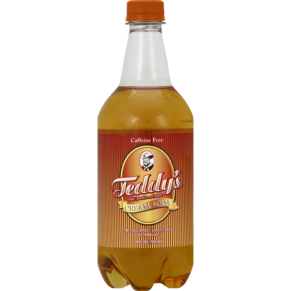 Teddys Soda, Cream, Caffeine Free, Old Fashioned Style