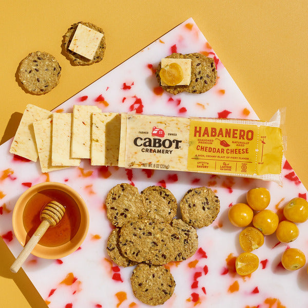 Cabot Habanero Cheddar Cheese Block, 8 oz