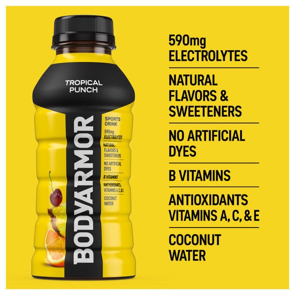 BODYARMOR Tropical Punch Sports Drink Bottles