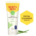 Burt's Bees Gentle Cream Cleanser with Aloe for Sensitive Skin, 98.9% Natural Origin