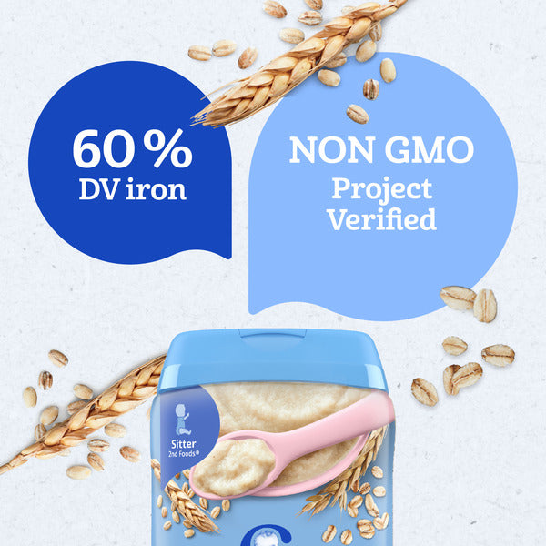 Gerber Stage 2 Baby Food Multigrain Cereal Whole Grains Baby Cereal