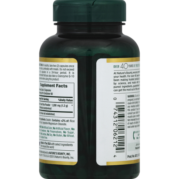 Nature's Bounty Red Yeast Rice