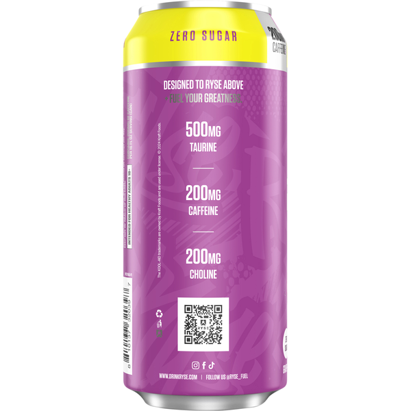 RYSE Zero Sugar Kool-Aid Grape Fuel Energy