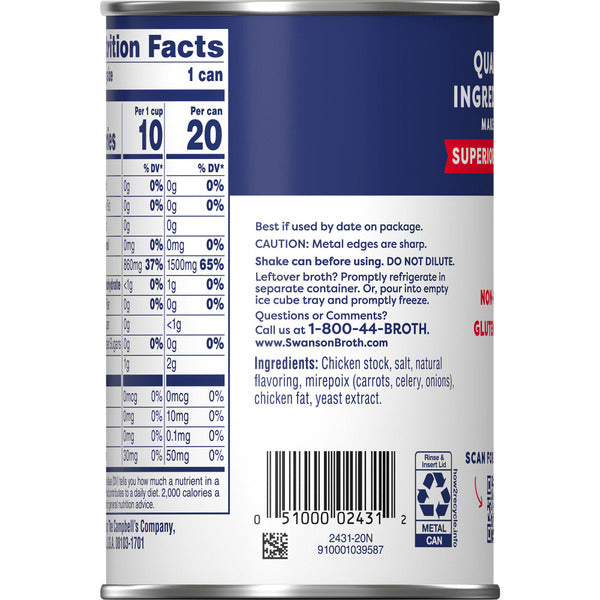 Swanson's 100% Natural Chicken Broth