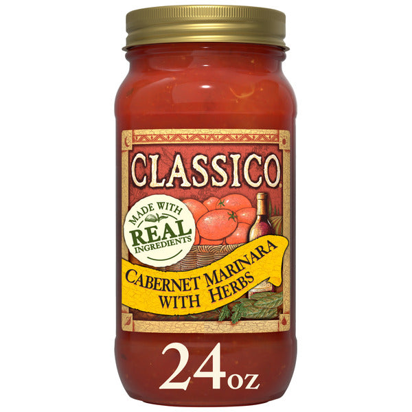 Classico Cabernet Tomato Marinara with Herbs Spaghetti Pasta Sauce