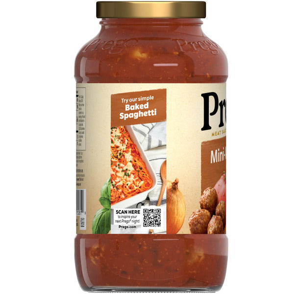 Prego Mini-Meatball Meat Sauce