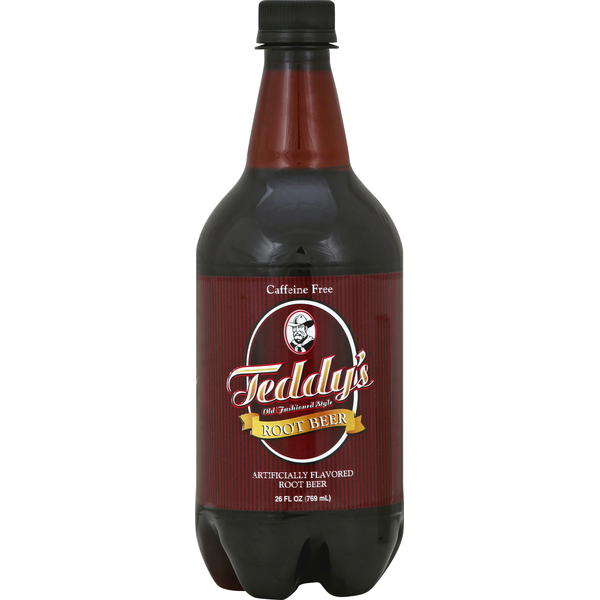 Teddys Soda, Root Beer, Caffeine Free, Old Fashioned Style
