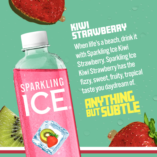 Sparkling Ice® Zero Sugar Kiwi Strawberry Sparkling Water